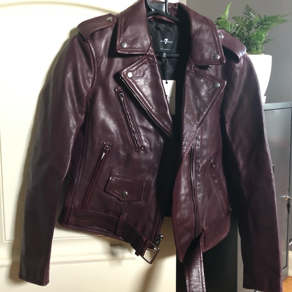 NWT Leather Motorcycle Jacket
